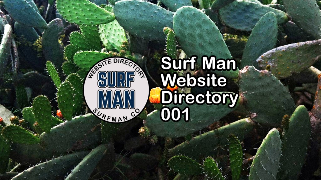 Surf Man Website Directory Zine&nbsp;001